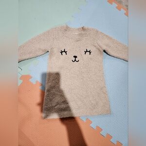 Cat & Jack Cream Sweater Dress